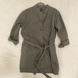 Gap utility shirt dress